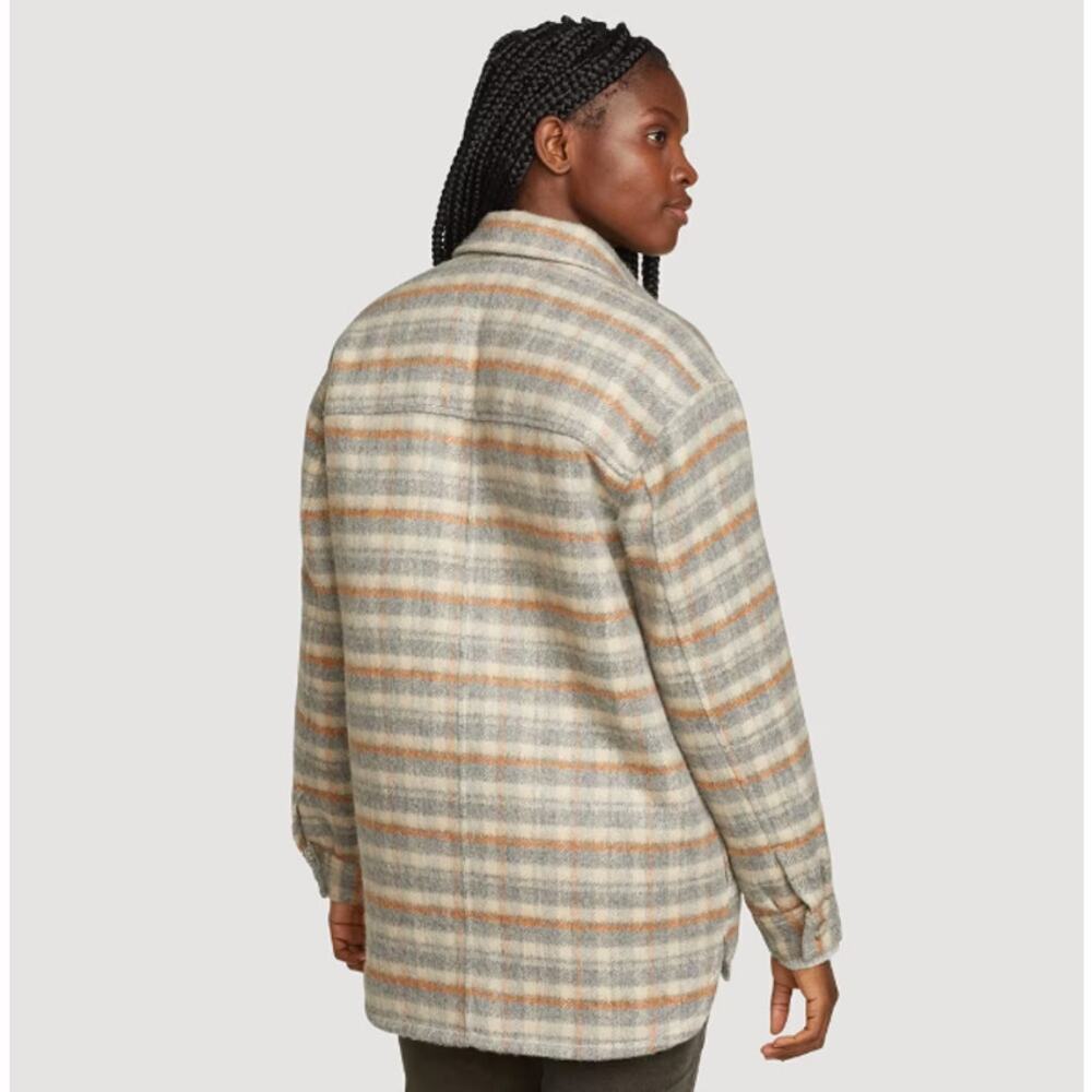 Eddie Bauer Peninsula Shirt Jacket Butterscotch Women's Large NEW NWT - Picture 6 of 8
